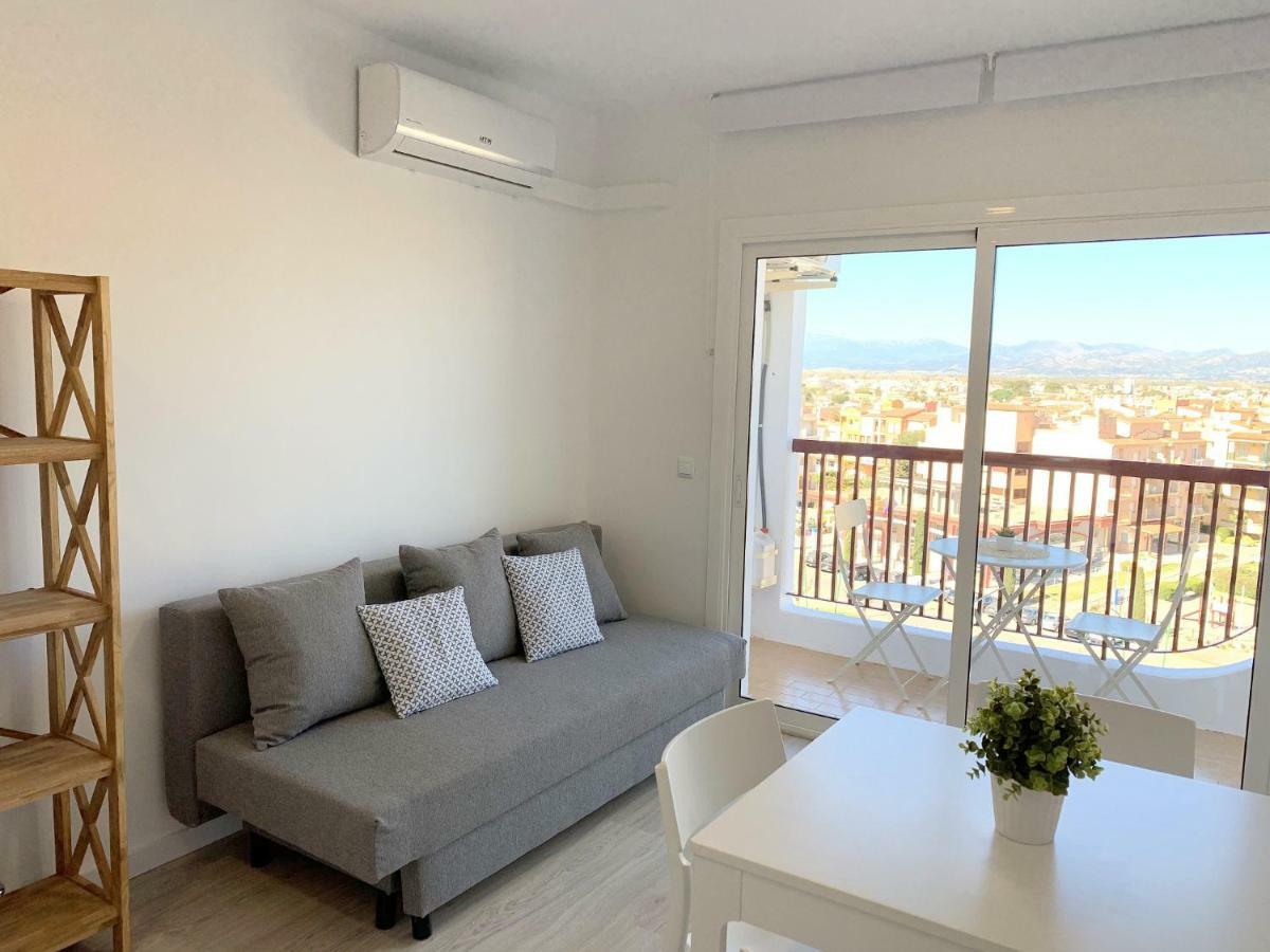 Apartamento 1ª Linea De Mar -Wifi- Aire Acondicionado Empuriabrava Bagian luar foto