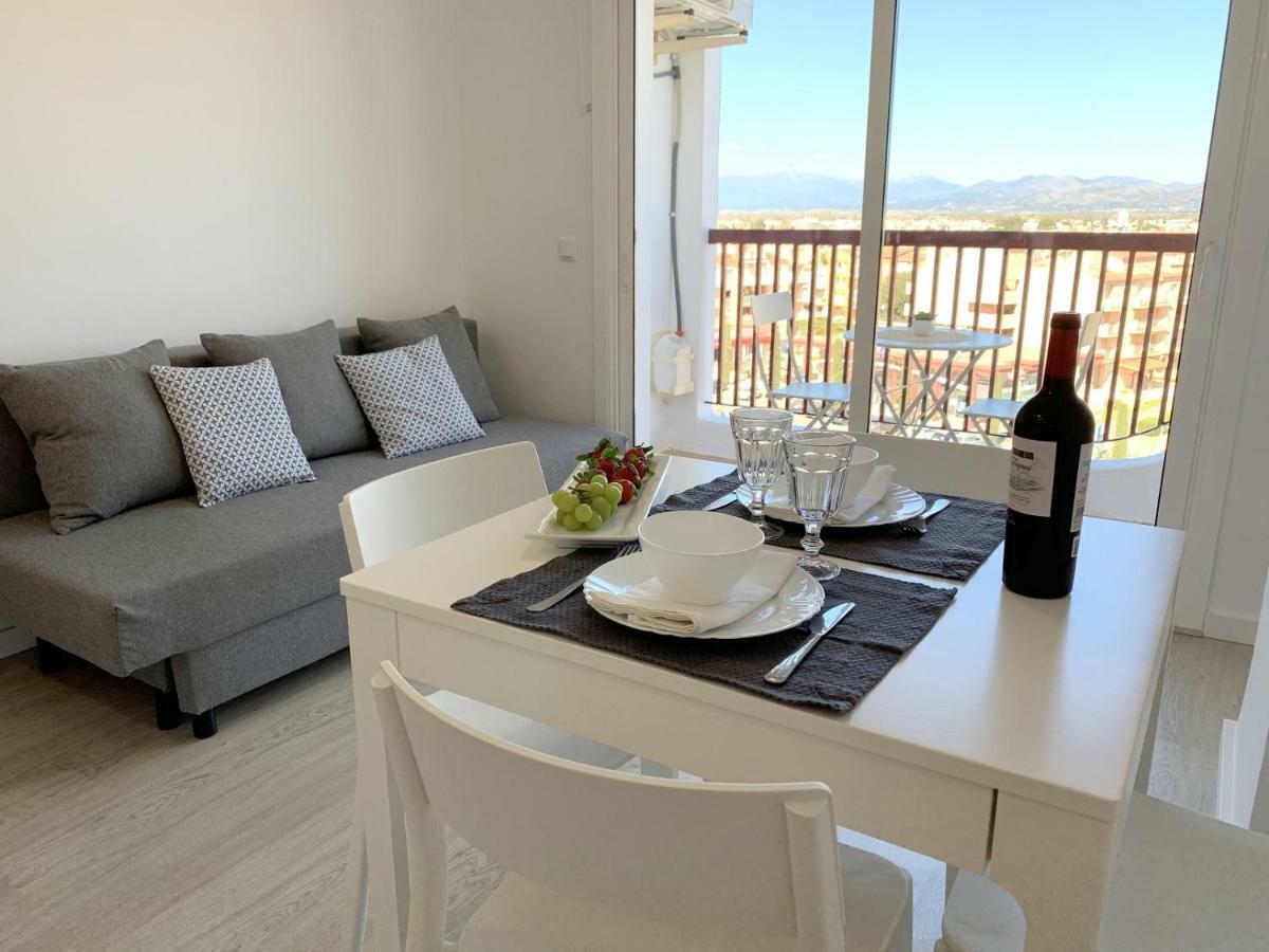 Apartamento 1ª Linea De Mar -Wifi- Aire Acondicionado Empuriabrava Bagian luar foto